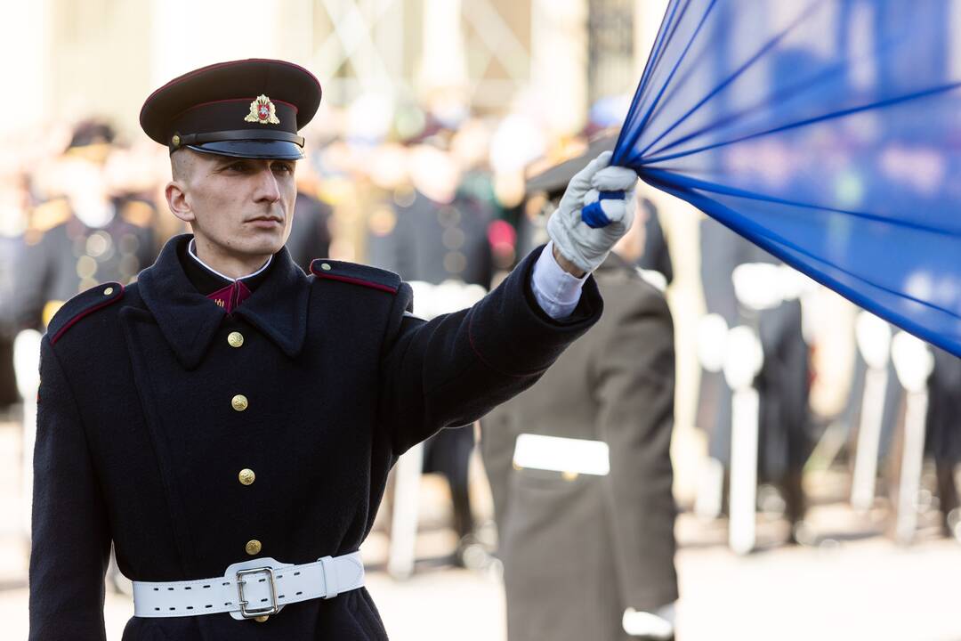 Trijų Baltijos valstybių vėliavų pakėlimo ceremonija