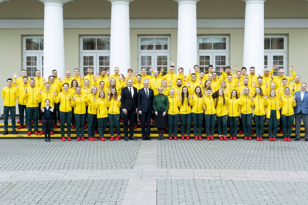 Lietuvos kurčiųjų sportininkų delegacijos palydėtuvės