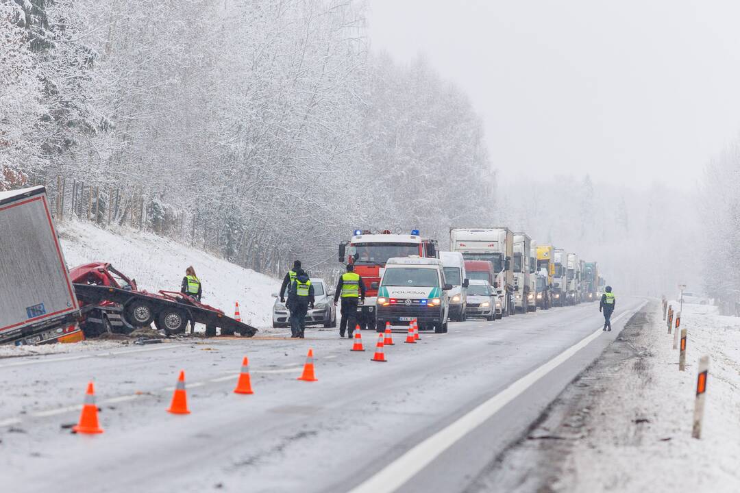 Tragiška avarija Kauno rajone