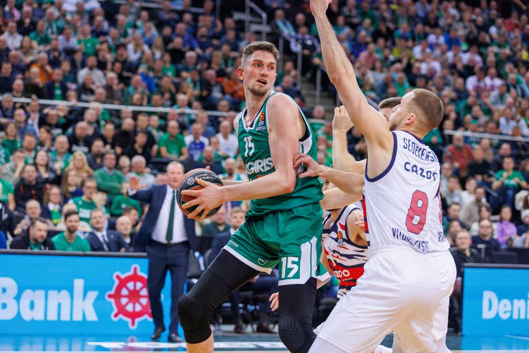 Eurolyga: Kauno „Žalgiris“ – Vitorijos „Baskonia“ (79:75)