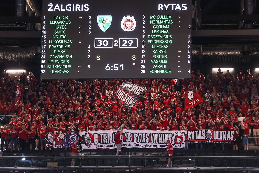 LKL finalo rungtynės: Kauno „Žalgiris“ – Vilniaus „Rytas“