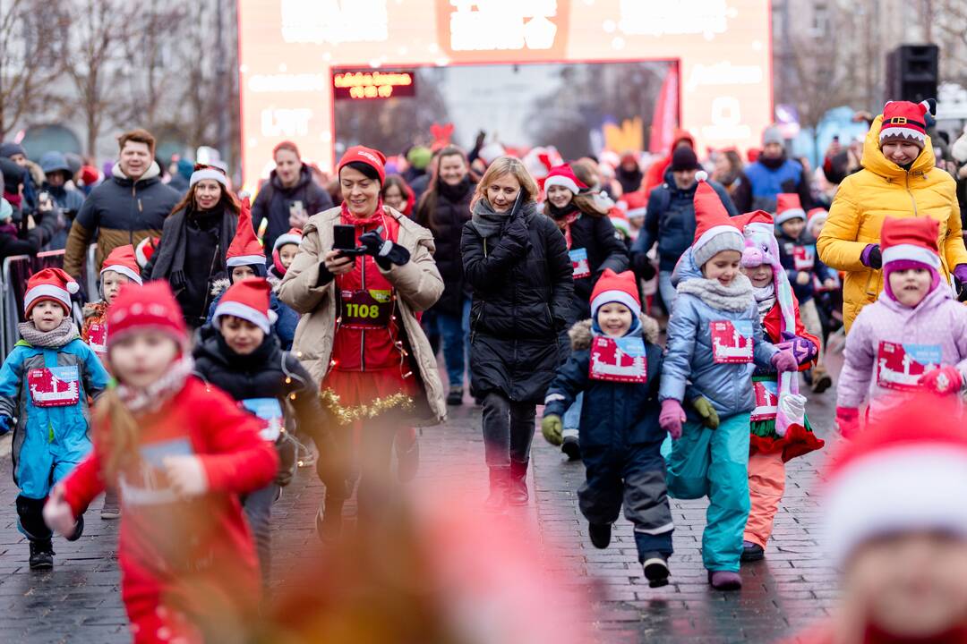 Kalėdinis bėgimas Vilniaus senamiestyje