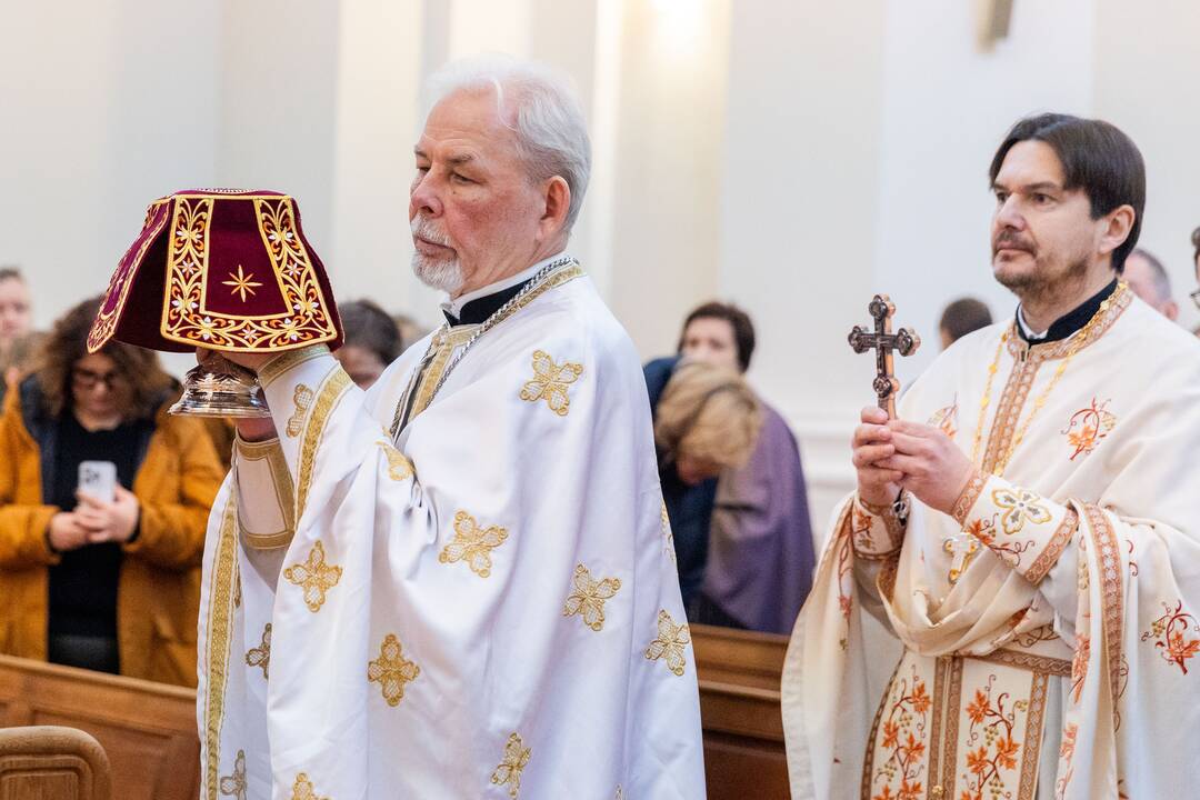 Vilniuje pirmąsias mišias laikė Konstantinopolio egzarchas