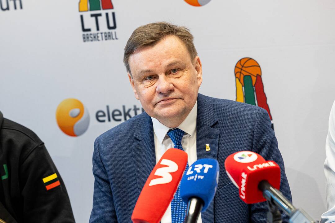 2025 m. Europos čempionato atrankos varžybų Lietuvos vyrų krepšinio rinktinės naujienų pristatymas