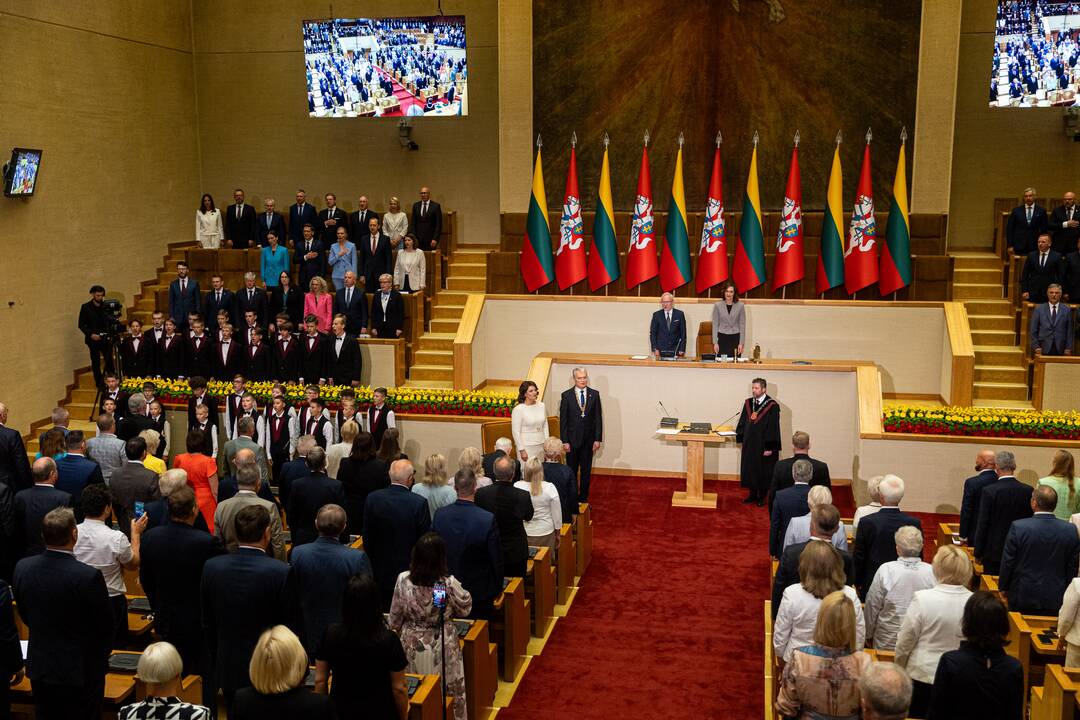 G. Nausėdos inauguracija Seime