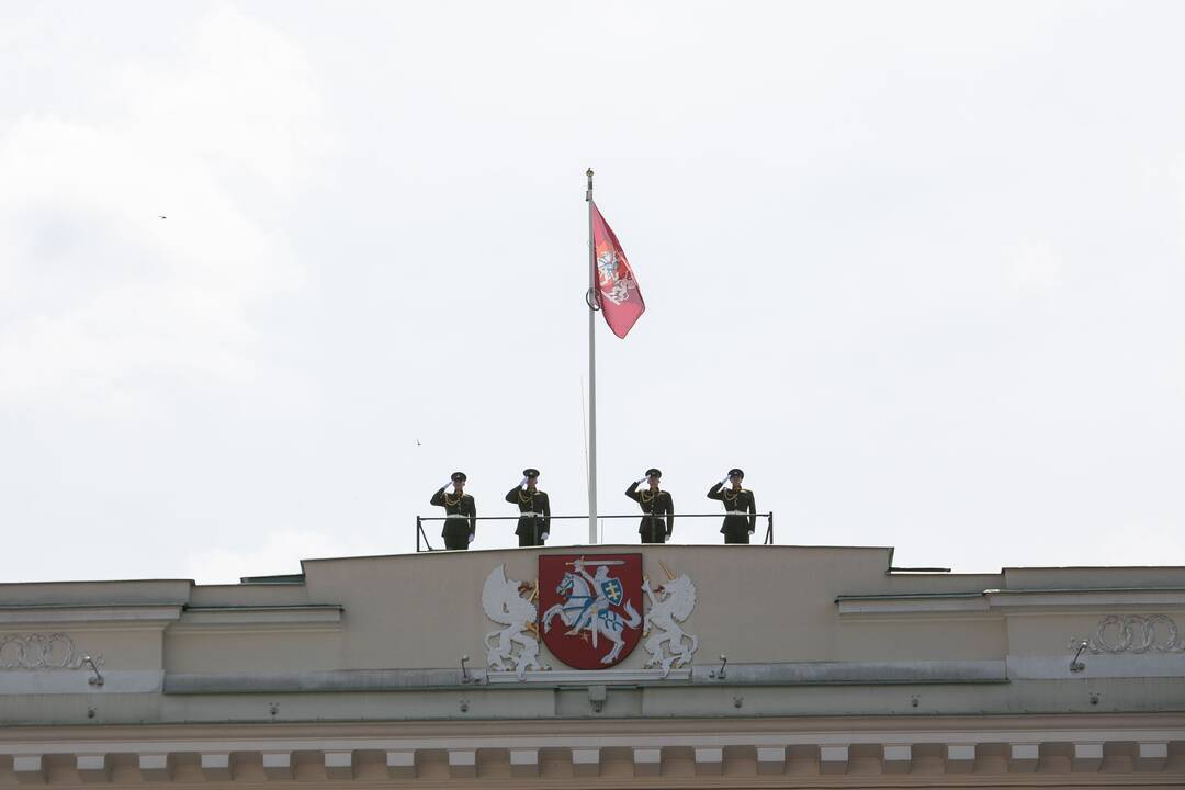 Iškilminga Respublikos Prezidento vėliavos keitimo ceremonija