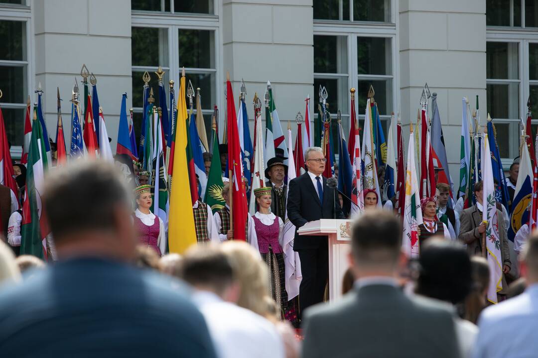 Iškilminga Respublikos Prezidento vėliavos keitimo ceremonija