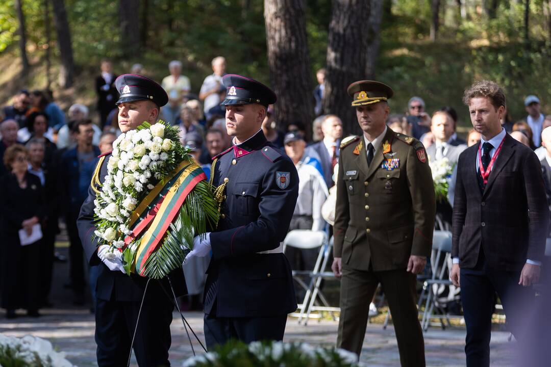 Vilniuje pagerbtas Lietuvos žydų genocido aukų atminimas