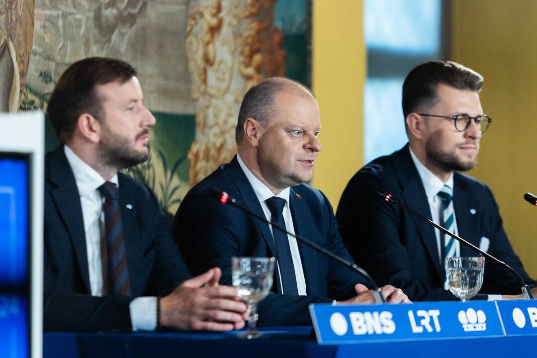 Po Seimo rinkimų: demokratų sąjungos „Vardan Lietuvos“ spaudos konferencija