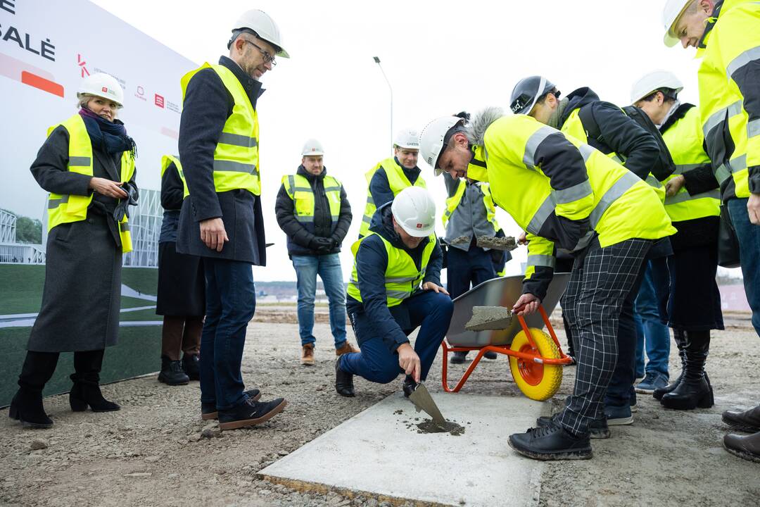 Nacionalinės koncertų salės kapsulės įkasimas