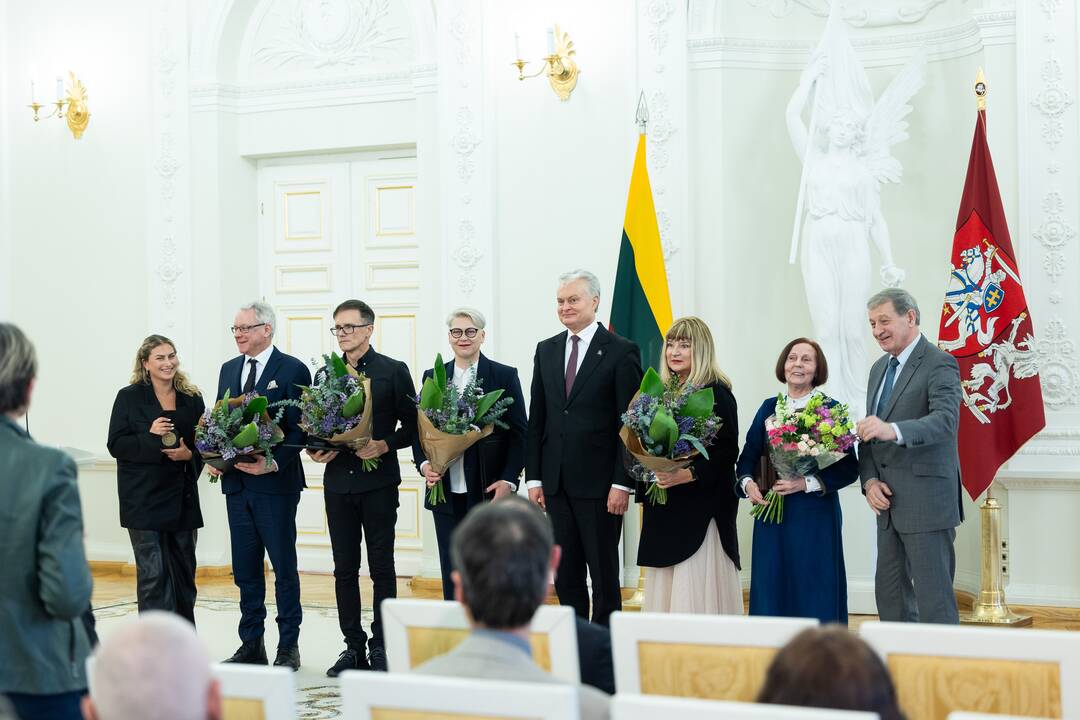 Prezidentas įteikė Nacionalines kultūros ir meno bei Jono Basanavičiaus premijas