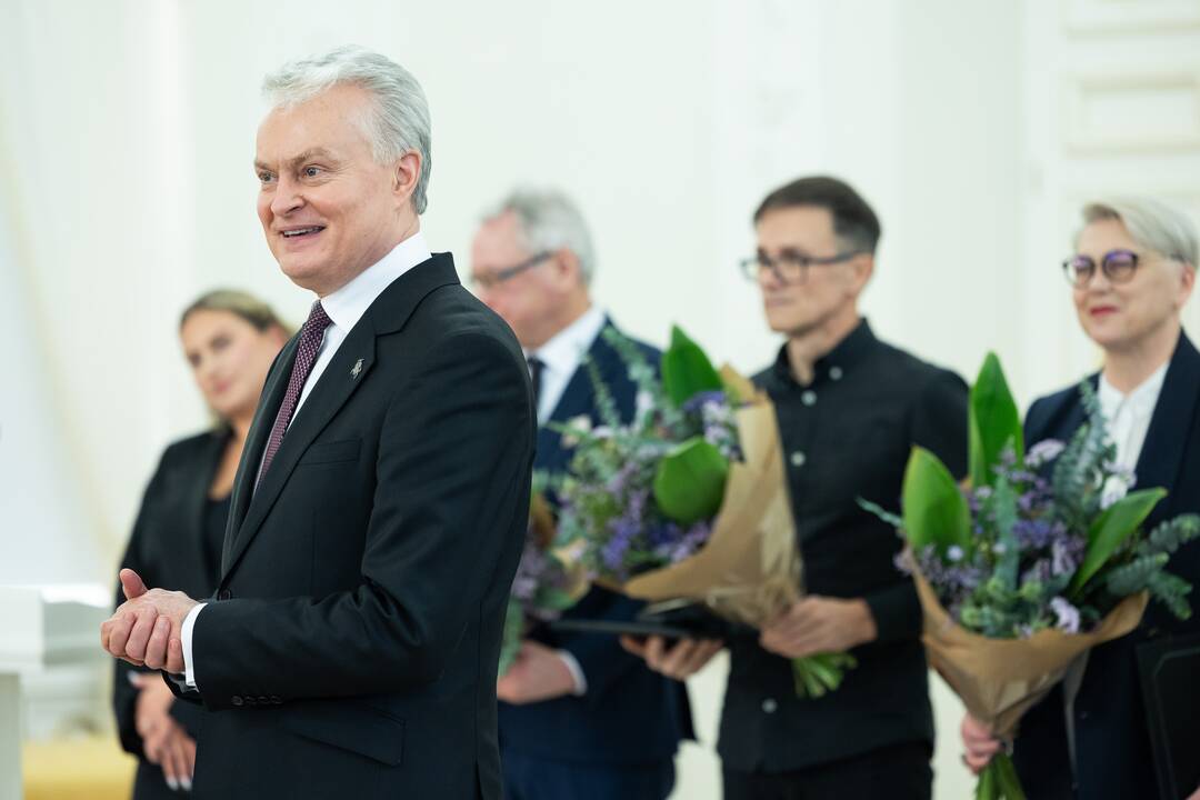 Prezidentas įteikė Nacionalines kultūros ir meno bei Jono Basanavičiaus premijas