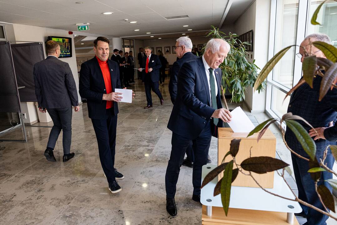 Balsavimas dėl Irenos Segalovičienės paskyrimo valstybės kontroliere