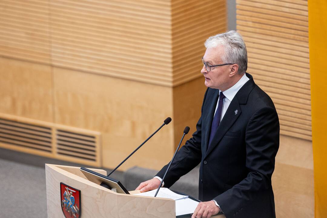 G. Nausėdos metinis pranešimas