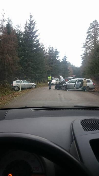 Avarija Kauno rajone: vienas vairuotojas neblaivus