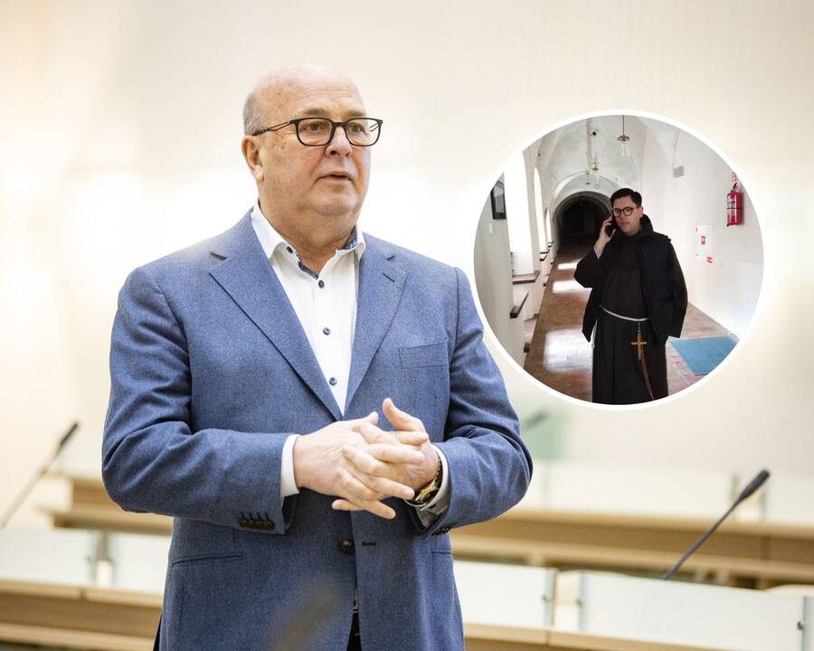 Paaiškėjo: kunigas R. Taučius telefonu policijos tyrėjams paaiškino, ką norėjo pasakyti savo pasisakymu apie Kauno merą.