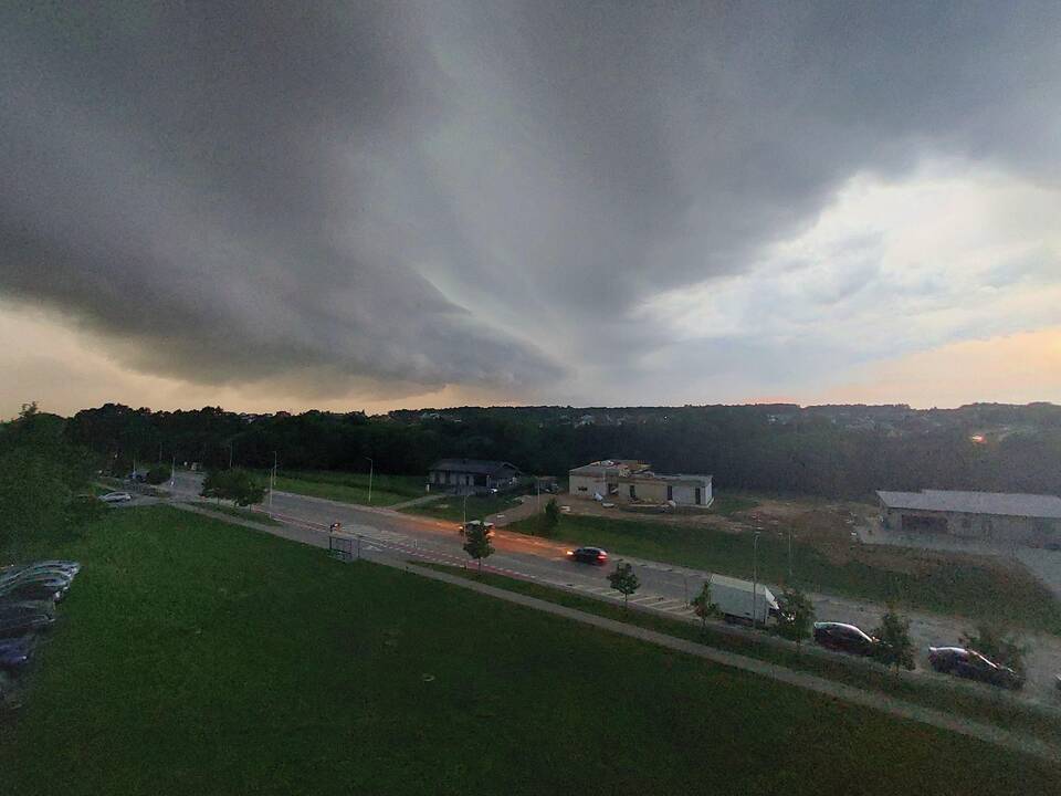 Lietuvą nusiaubė audra