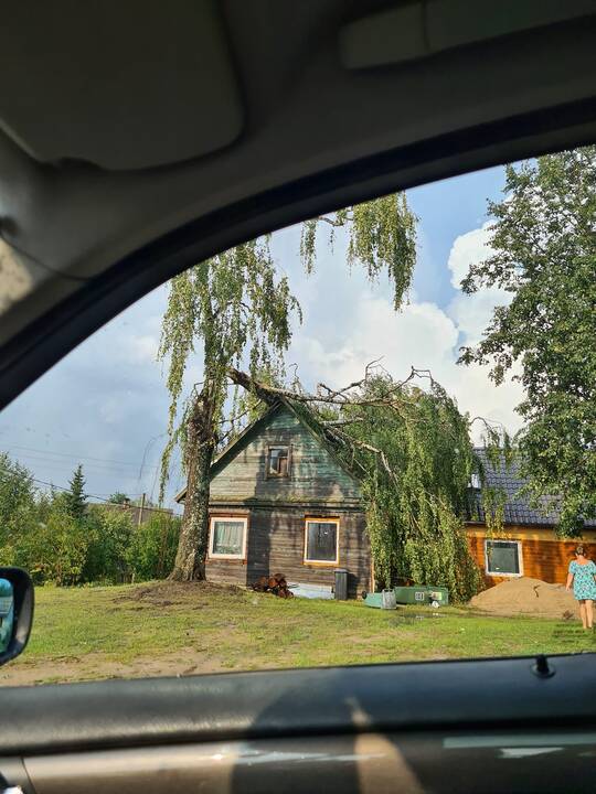 Lietuvą nusiaubė audra