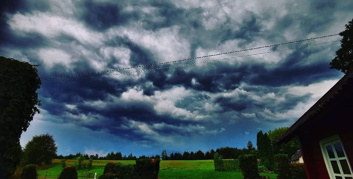 Lietuvą nusiaubė audra