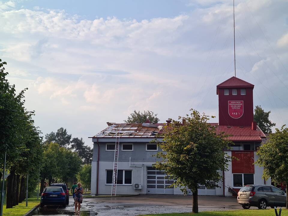 Lietuvą nusiaubė audra