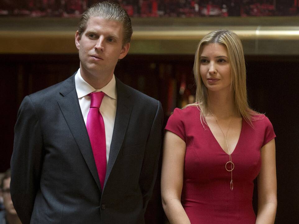 Ericas Trumpas ir Ivanka Trump