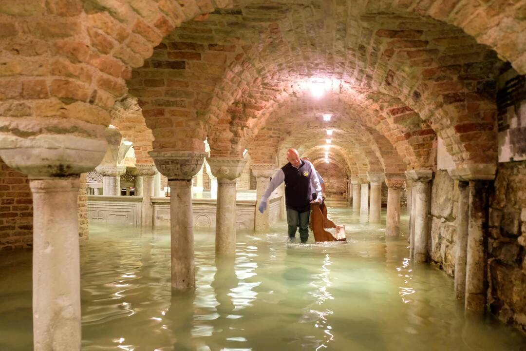 Veneciją užliejo potvynis