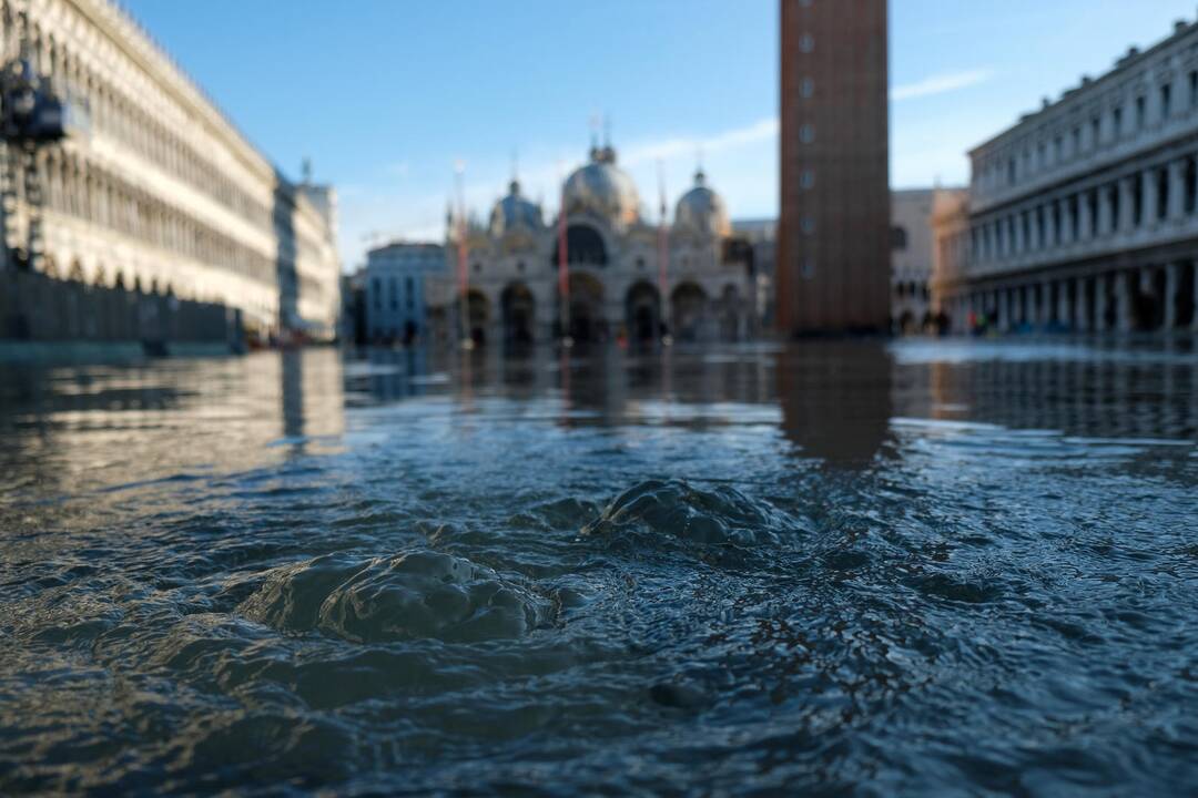 Veneciją užliejo potvynis