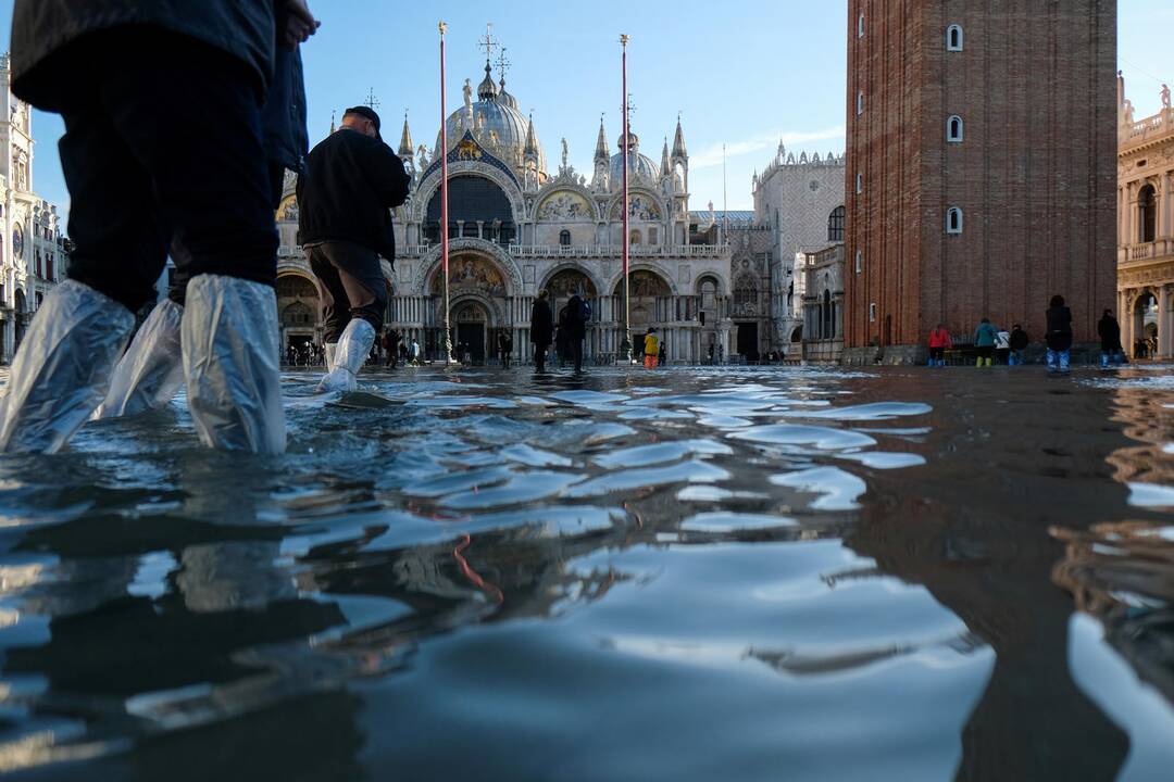 Veneciją užliejo potvynis