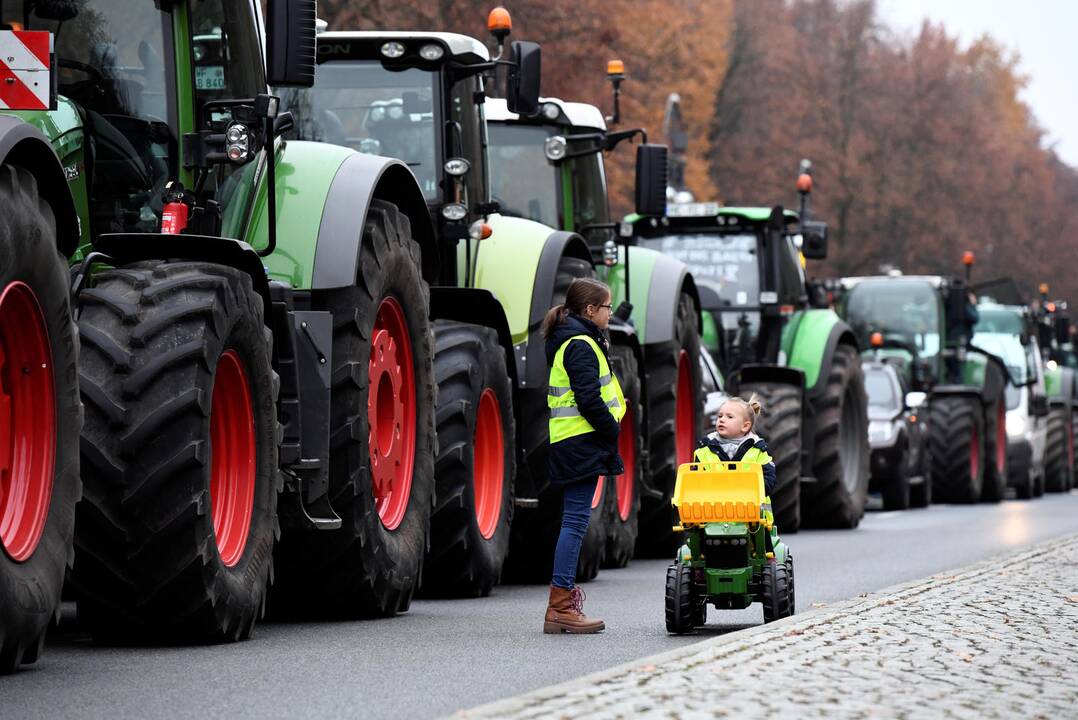 Ūkininkų protestas Berlyne