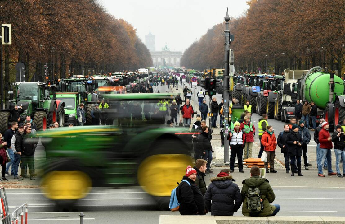 Ūkininkų protestas Berlyne