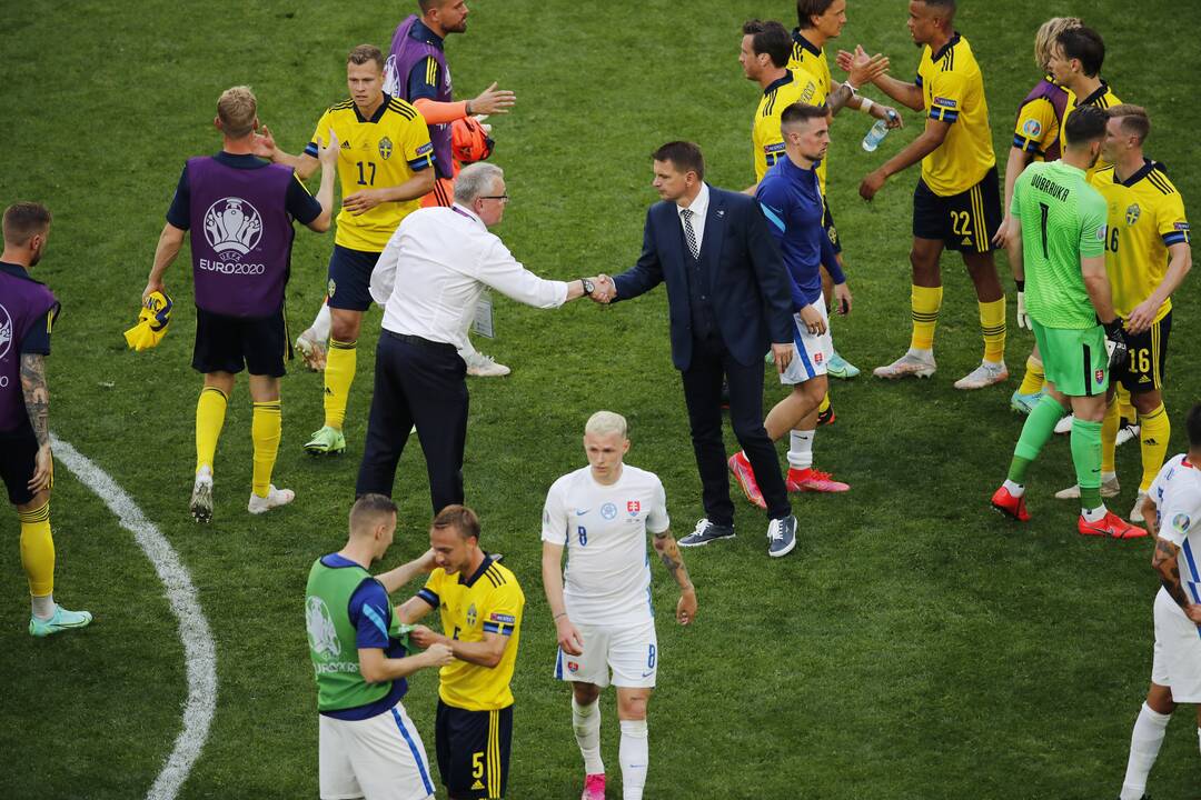 Europos futbolo čempionatas: Švedija–Slovakija 1:0