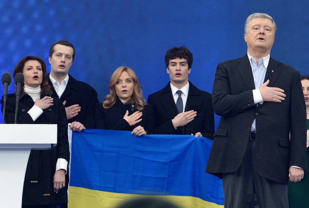 P. Porošenkos ir V. Zelenskio debatai Kijevo stadione