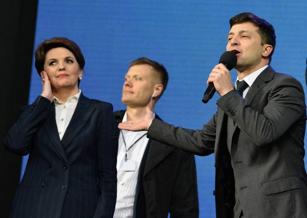 P. Porošenkos ir V. Zelenskio debatai Kijevo stadione