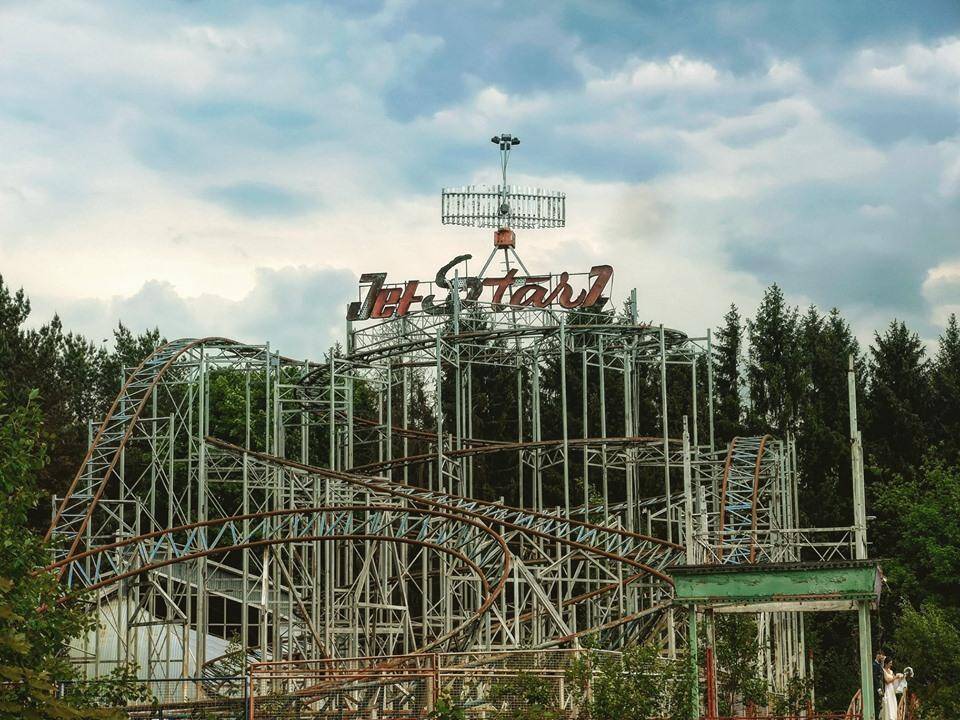 Sovietiniame atrakcionų parke Elektrėnuose išliks amerikietiški kalneliai