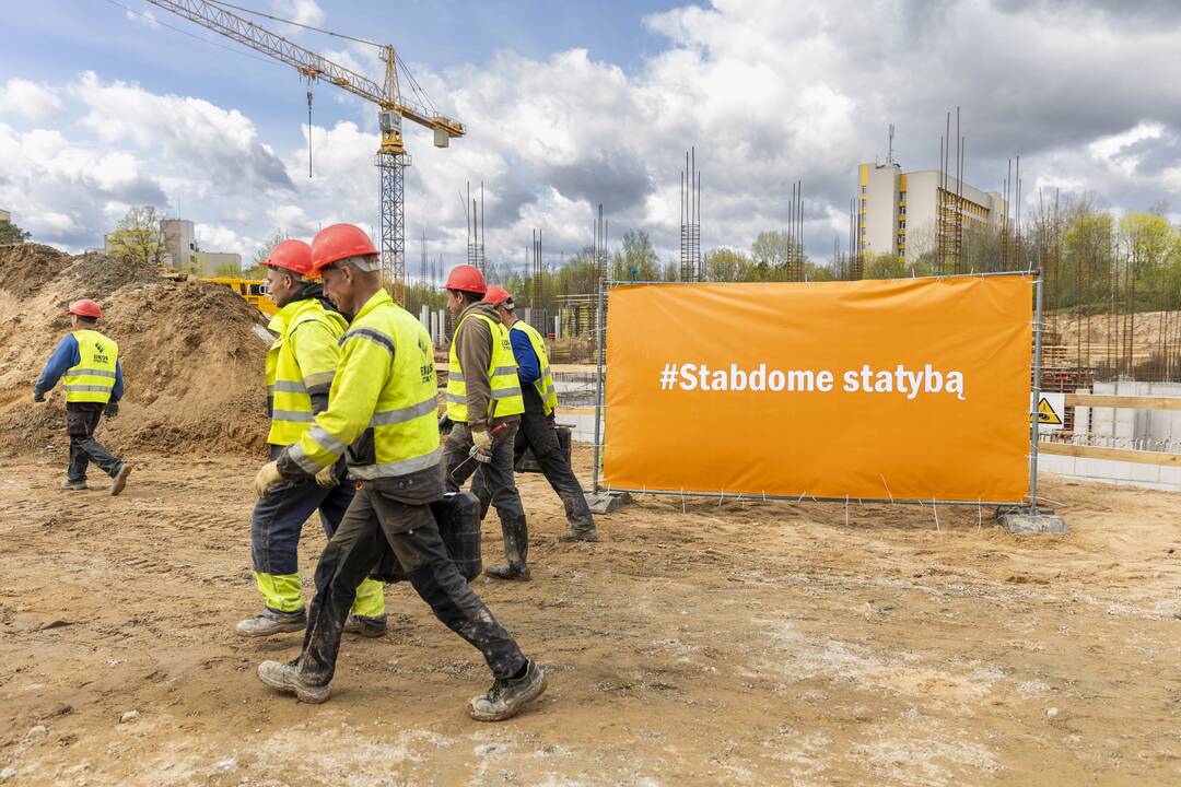 Akcijos „#stabdome statybą“ spaudos konferencija