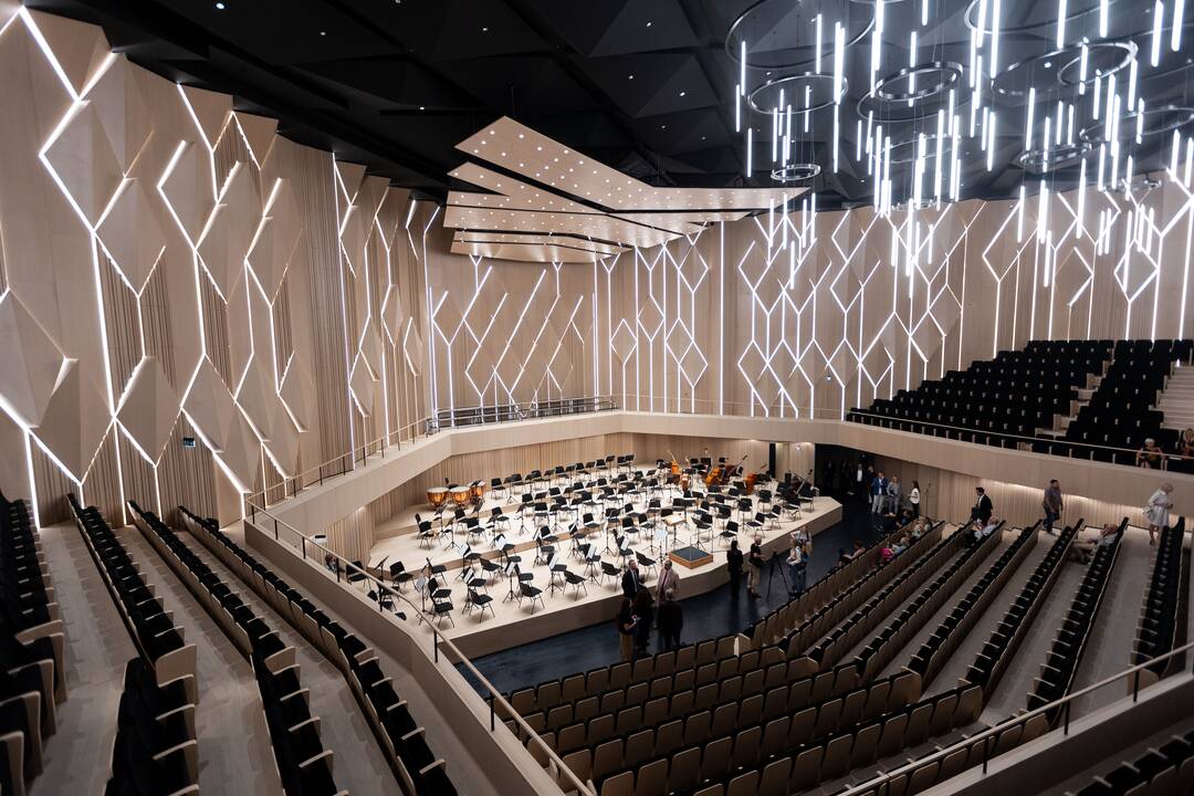 Rekonstruotos Vilniaus kongresų rūmų koncertų salės pristatymas