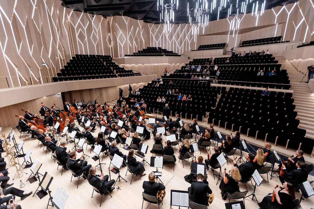 Rekonstruotos Vilniaus kongresų rūmų koncertų salės pristatymas
