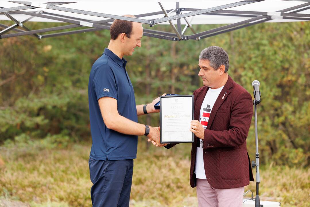 Rekonstruotas Kuršių nerijos dviračių takas