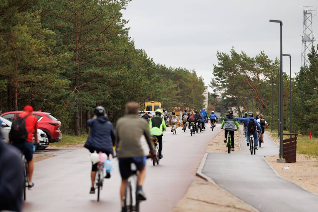 Rekonstruotas Kuršių nerijos dviračių takas
