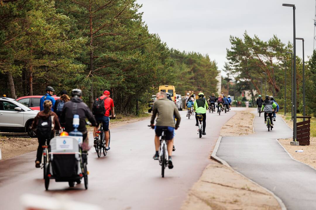 Rekonstruotas Kuršių nerijos dviračių takas
