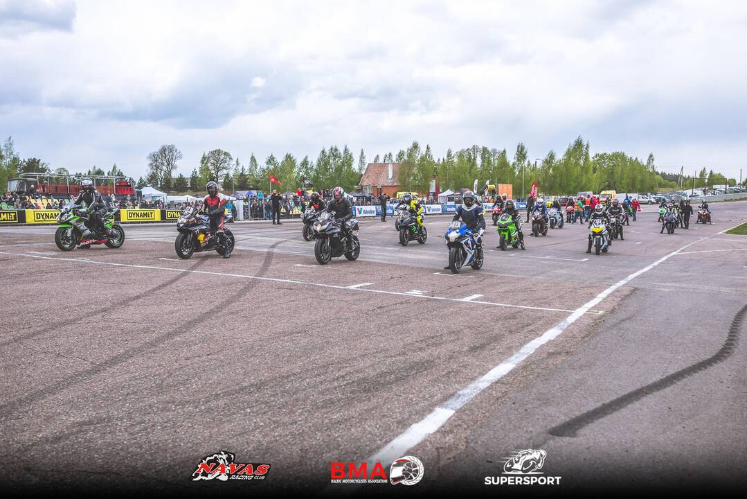 Motociklų žiedinių lenktynių varžybos Kačerginėje