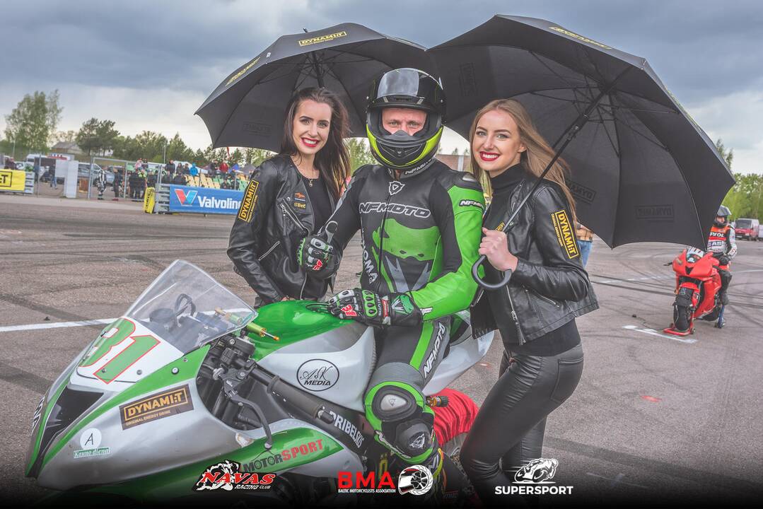 Motociklų žiedinių lenktynių varžybos Kačerginėje