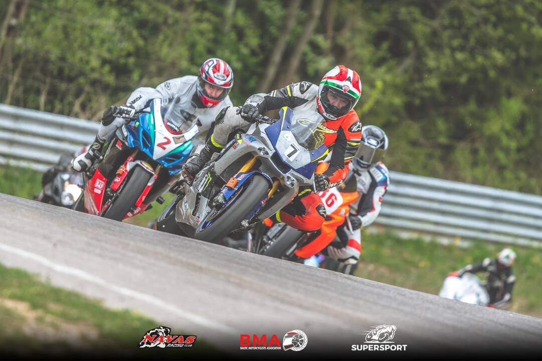 Motociklų žiedinių lenktynių varžybos Kačerginėje