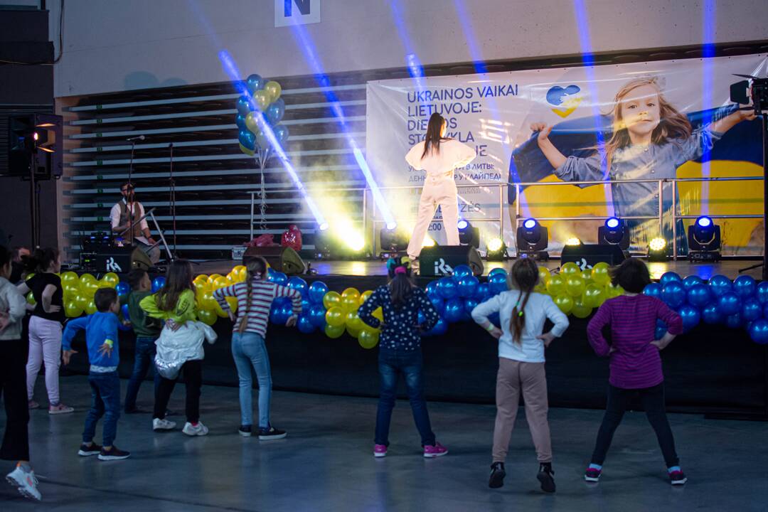 „Švyturio“ arenoje – dienos stovykla ukrainiečių vaikams