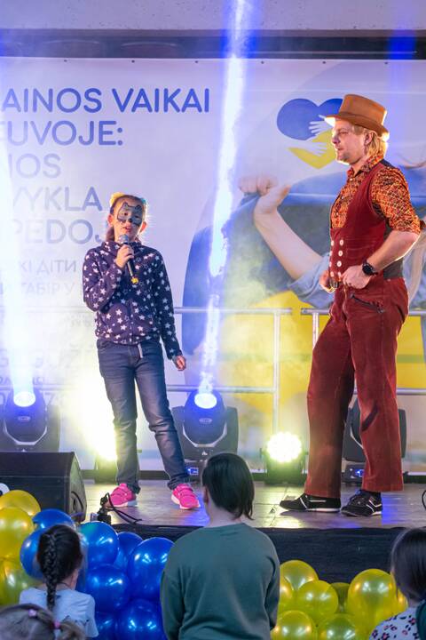 „Švyturio“ arenoje – dienos stovykla ukrainiečių vaikams