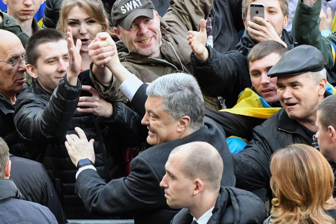 P. Porošenkos ir V. Zelenskio debatai Kijevo stadione
