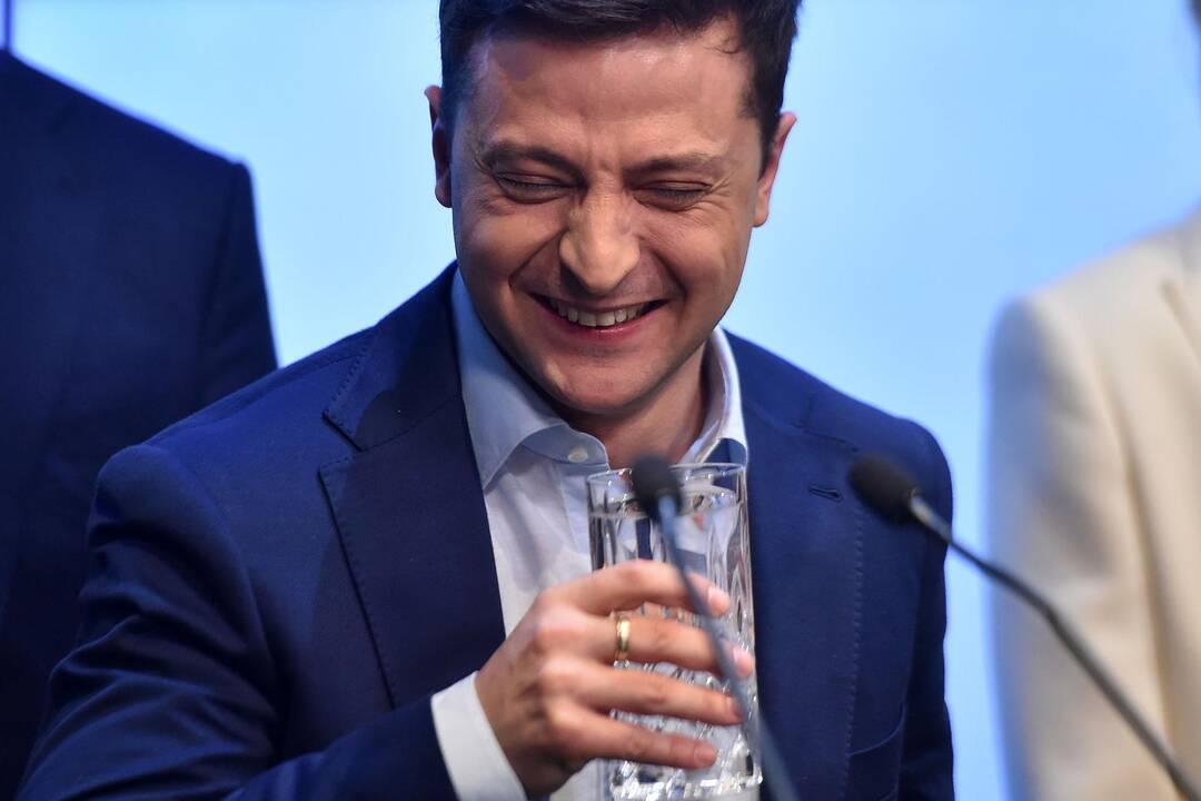 V. Zelenskio pergalė Ukrainos prezidento rinkimuose