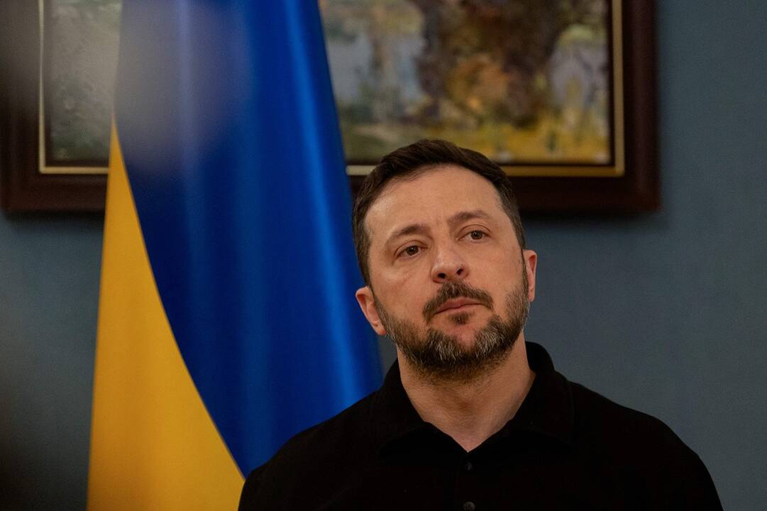 Zelenskis atvyko į Romą dalyvauti popiežiaus laidotuvėse