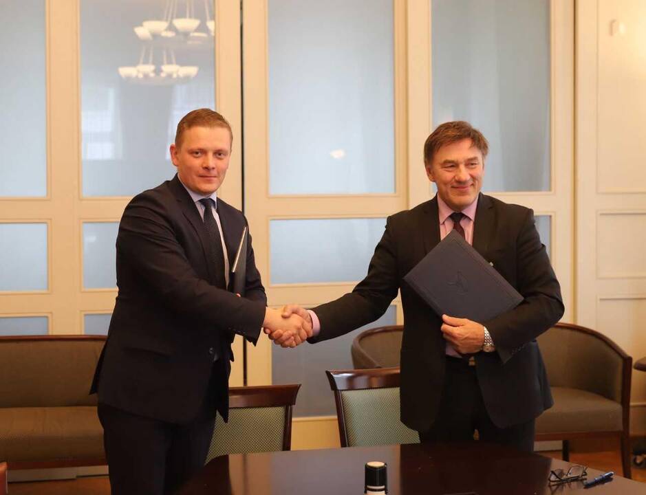 Šarūnas Šukevičius (kairėje) ir Juozas Augutis