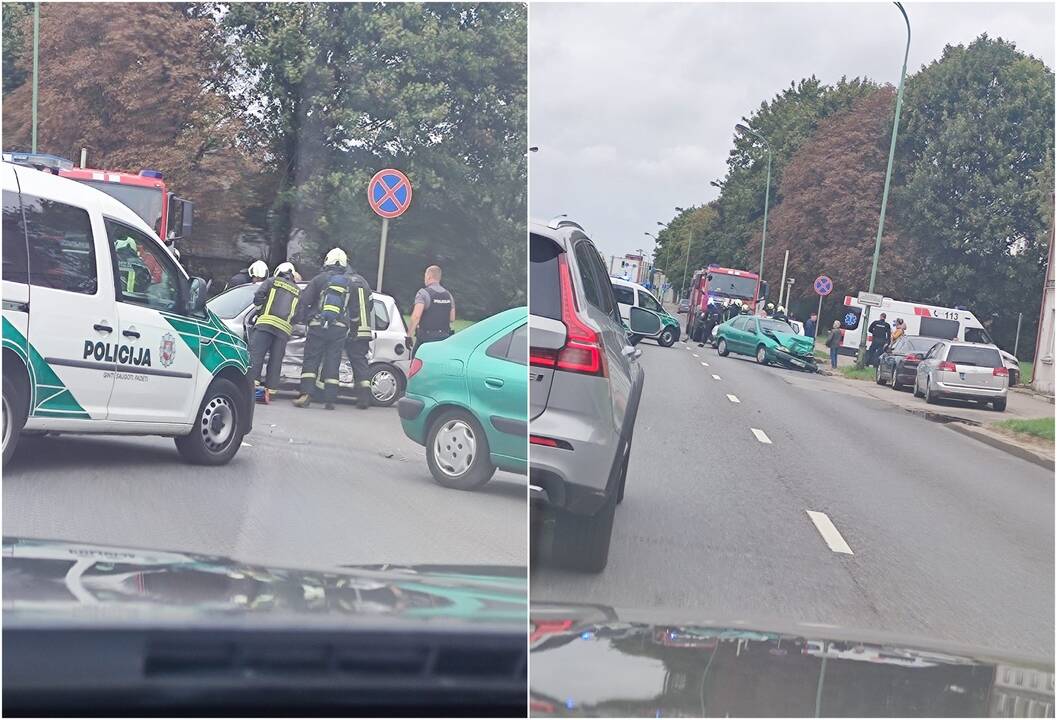 Avarija vienoje judriausių Klaipėdos gatvių: nukentėjo pagyvenę vairuotojai
